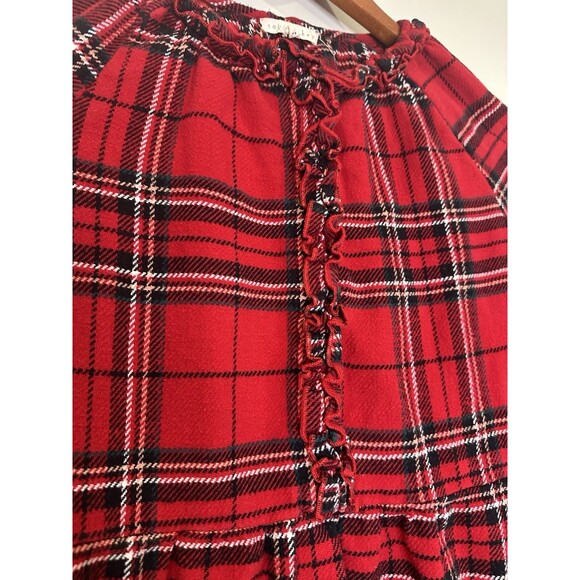 Copper Key Red Plaid Girl Size Large Holiday Party Christmas - Picture 4 of 7